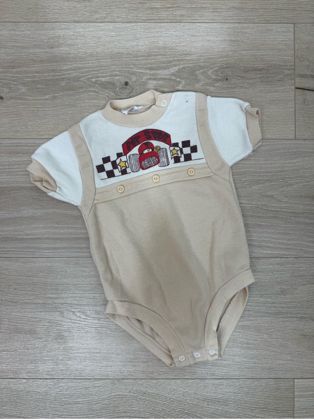 Kmart Vintage Pit Stop Bodysuit